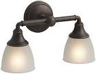 K-10571-2bz -10571-2bz Kohler Bronze Sconce Devonshire Double Oil-rubbed Wall