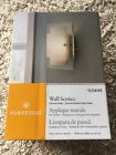 0037241 Portfolio Chrome Pocket Hardwired Wall Sconce 737995372415