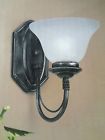 Fv06-048-1 0170583 Portfolio Antique Wall Sconce Light Finish Alabaster Glass