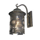 Tp033022-12 033022-12-blackgolden Tp Lighting Deluxe Outdoor Wall Light Lantern Lights 847263080666