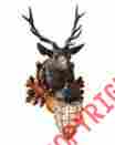 0691-s-bl Eurolux Home New Wall Sconce Regal Stag Deer Cast Resin Crystal Bead Wire Ul-listed Th