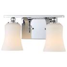 0718212153321 White Home Decorators Collection Chrome Square Bath Vanity
