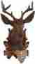 0723-s-ml Eurolux Home Wall Sconce Aspen Stag Head Deer Globe Cast Resin Crystal Bead Wire New U 100014056298