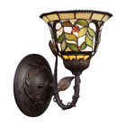 08014-tbh Elk Lighting Latham Tiffany Bronze One Light Wall 830335000839