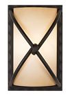 1974-1-138 1-60w Minka Lavery Wall Sconce Aspen Bronze Candelbra Scavo Glass