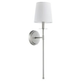 514-1-65 1 Light Adjustable Wall Mount Satin Nickel Aged Silver Leaf Finish With White 514-1-65 1 Light Adjustable Wall Mount Satin Nickel Aged Silver Leaf Finish With White