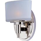 9021swpn 1 Sconce Lighting Polished Light Lola Nickel Maxim Wall