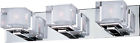 10003clpc Maxim Lighting Vanity Bath 3 Cube Wall Fixture New