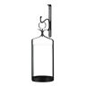 10017264 Gallery Of Light Hanging Hurricane Glass Wall Sconce