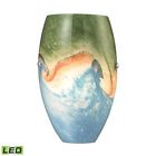 10088 Transitional 1-led Sconce Lighting Elk Satin Wall Geologic Nickel
