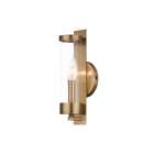 10141-01 10141 Livex Lighting Castleton Sconce Clear Glass Ada Compl 847284054554