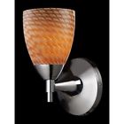 10150-1pc-c Elk Lighting Polished Chrome Coco Glass Single Light 748119015941