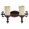 1042mz Capital Lighting Mediterranean Bronze 2 Light Bathroom Vanity Fixture