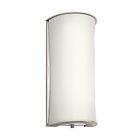 10693 Fluorescent Polished Sconce 1 " Transitional 12 Wall Nickel Light Kichler