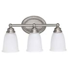 1083mn-132 Capital Lighting Nickel Matte Acid Finish Shades Washed Vanity Glass