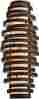 113-13 Corbett Lighting New Three Light Bronze Gold Leaf 24 H Wall Sconce 782042764347
