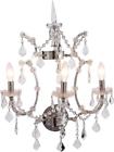 1138w17rs-rc Euroluxhome Wall Sconce Elena Raw Steel Clear Crystal 616524333922