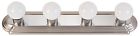 1144-95 Livex Lighting Basics Bath Light Brushed Nickel Backplate