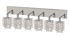 1286w-o-p-cl-ec Elegant Lighting Mini 6-light