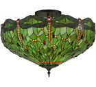 130673 " Flushmount Meyda Hanginghead Tiffany Dragonfly 38 130673 " Flushmount Meyda Hanginghead Tiffany Dragonfly 38