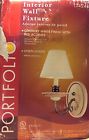 134248 Portfolio Cottage Collection Wall Sconce Light Country White Red Accents 134248 Portfolio Cottage Collection Wall Sconce Light Country White Red Accents