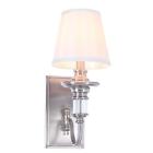 14697 Hampton Bay Gala Polished Nickel Sconce With Tapered 802513146974