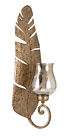 7841853 14722 Imax Iron And Glass Wall Sconce With Bronze 784185147223