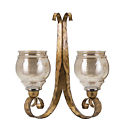 7841850 14723 Imax Iron And Glass Wall Sconce With Bronze 784185147230