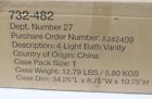 7182124 15344 Home Decorators Collection Lot Of Chrome Bath Vanity 718212153444