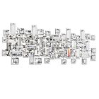 154dm156 Decomust Paradigm Crystal Bathroom Vanity Lights In Polished 747207117925