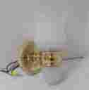 1581 Canterbury Ginger Single Vanity Light W Nightlight Option Polished Brass
