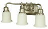 15819bnk3 Craftmade Nickel Heritage Bathroom Vanity Light 647881086220