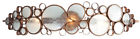 165b03ho Wall Bathroom 3 Light Sconce Ore Fascination Hammered Varaluz