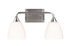16917bnk2 Craftmade Lawton Light Vanity In Brushed Polished Nickel 647881155346