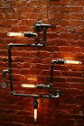 177113372 West Ninth Vintage Steampunk Industrial Pipe Wall Light 190982248689