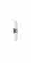 179591 60 2936 Nuvo 2 Light Vertical Tube Wall Sconce White Glass Id 045923629365