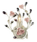 18093 Sconce Bathroom Model 1 Heritage Set Roses Elk Porcelain 3 Cream