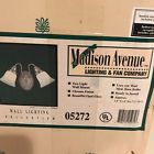 1821205272 Madison Avenue Lighting Light Wall Mount Chrome Nib