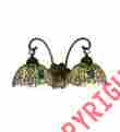 7056966 18697 Meyda 18 Inch Width Honey Locust Victorian 2 Light Wall Sconce 705696186976