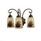 7056960 18785 Meyda Tiffany Pinecone Lt Vanity Wall Sconces 705696187850