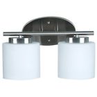 18887-000 Catalina Lighting Millhouse Satin Nickel Bathroom Vanity Light 022011628011