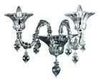 19530-017 Chrome Sconce Eurofase Flomare 2-light Clear Wall