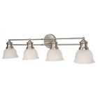 19832-4 Craftmade Brushed Nickel Lite Rail Light Bathroom Vanity 647881003142