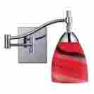 1pc-cy 10151 Celina Elk Lighting Swingarm Wall Sconce In Polished Chrome 748119016450