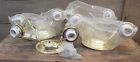 5566-10 2 Mount Goldtone Sconces International Fixture Nos Wall Light 4