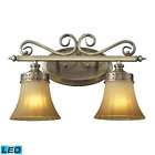 11427 2-led Colonial Traditional Bathroom Light Bronze Claremont Lighting Elk
