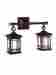 2604-2lmw 2-light Dale Tiffany Wall Sconce Avery Antique Bronze Metal New Hand-roll