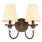 Esq7412a-2 2-light - Package Bay Collection Open Hampton Bienville Bronze Vanity