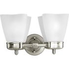 P3241-09 2 Michael Light Brushed Progress Bathroom Graves Nickel