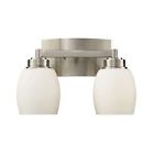 17101 2 Satin Northport Elk Modern Nickel Light Bathroom Lighting
